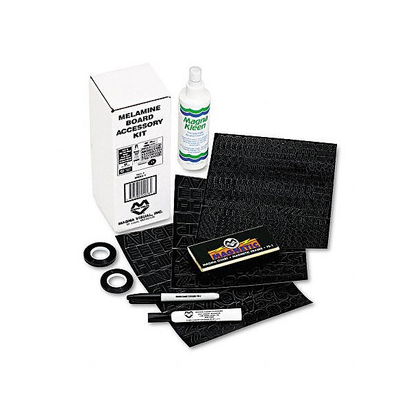 Magna Visual Dry-Erase Board Accessory Kit, Melamine Boards