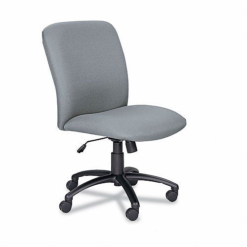 Safco Chair, High Back, Big And Tall, Gray