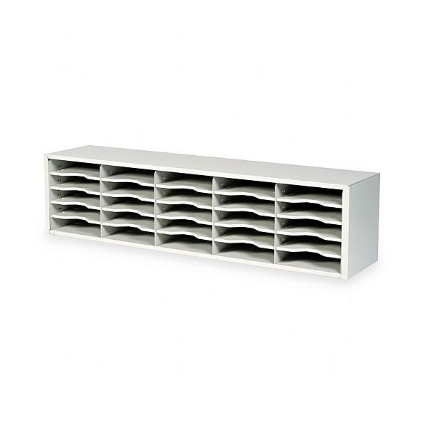 Safco E-Z Sort Steel Mail Sorter module, Light Gray