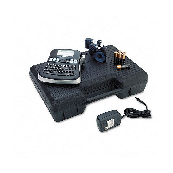Dymo Label Maker 210D Kit, 1/4 to 1/2 Labels
