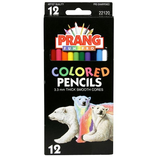 Prang Colored Pencils, 12 pencils