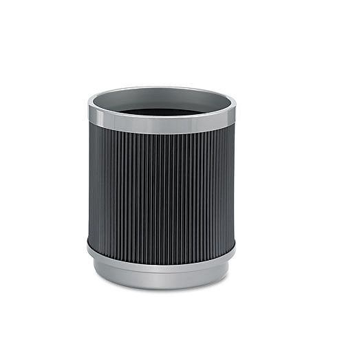 Safco At-Your-Disposal Wastebasket, Round, 5 gal, Black 