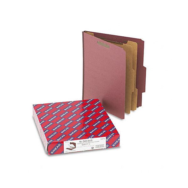 Smead Pressboard File-Within-A-File Folders w/Fasteners