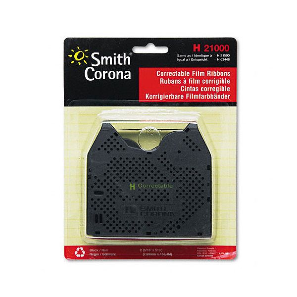 Smith Corona Correctable Film Ribbon for Typewriters, Two/Pack