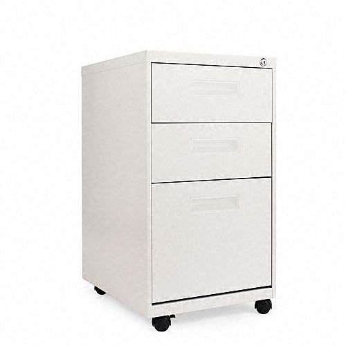 Alera Three-Drawer File, 15-7 8 x 28-1 4 x 19-3 4, Gray by 