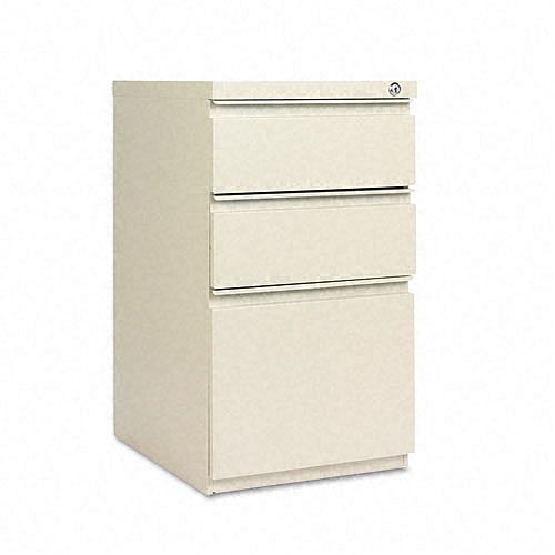 Alera Three-Drawer Mobile File, 15-7 8 x 19-1 4, Putty by 