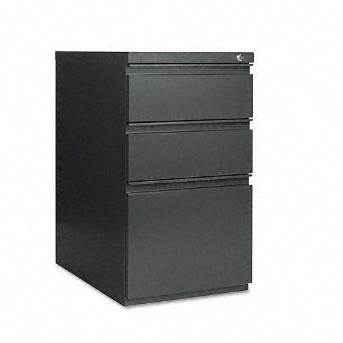 Alera Three-Drawer Mobile File, 15 x 23, Charcoal by 