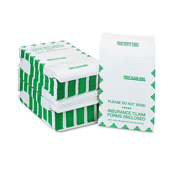 TOPS CMS-1500 Claim Form Envelopes, 9 x 12-1/2, White
