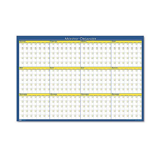 House of Doolittle 12-Month Laminated Wall Planner