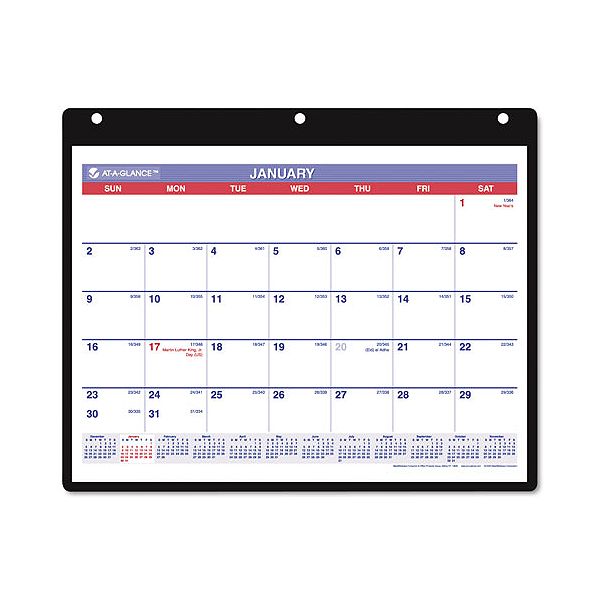 At-A-Glance Monthly Desk Pad/Wall/Ring Binder Calendar