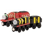 Learning Curve Thomas Wooden Railway - Adventures of James, 2-Car Pack