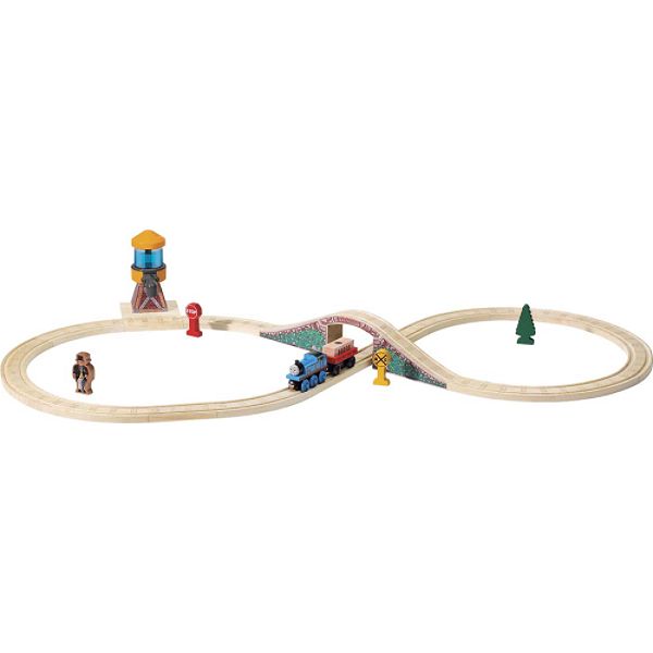 Learning Curve Thomas Wooden Railway - Water Tower Figure 8 Set