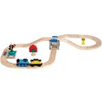 Learning Curve Thomas Wooden Railway - Battery-Powered Sir Topham Hatt Figure 8 Set