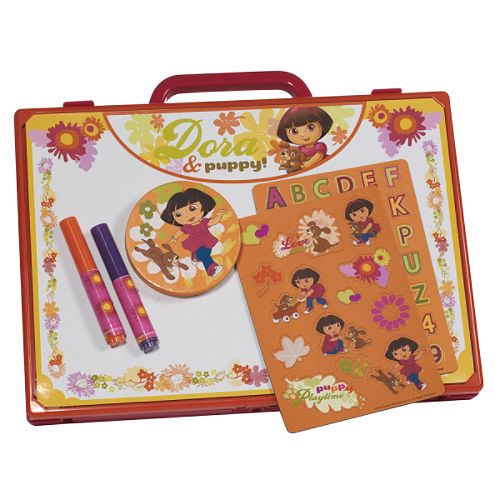 Dora Puppy Magnetic Dry Erase Desk 