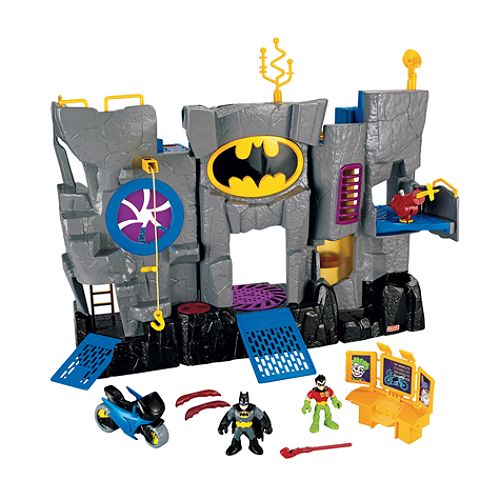 Fisher-Price Imaginext Adventures DC Super Friends Bat Cave with Figures