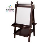 Kidkraft Deluxe Wood Easel in Espresso