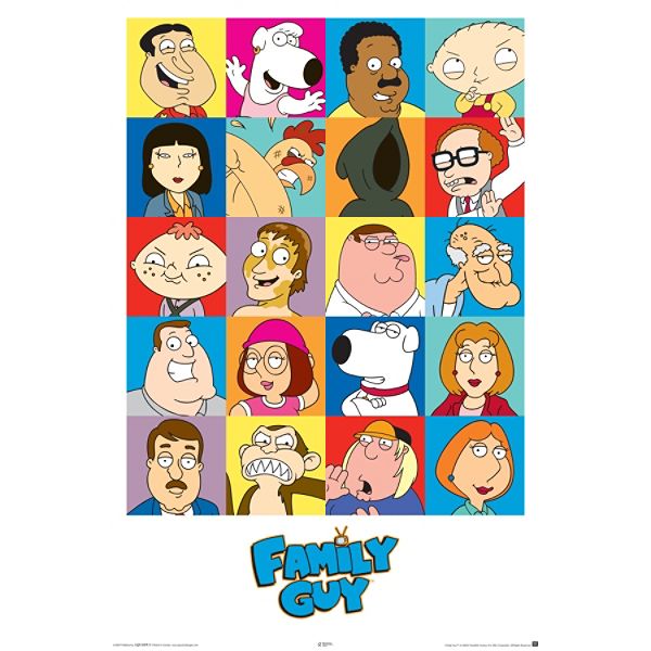 Aquarius Family Guy - Cast Poster