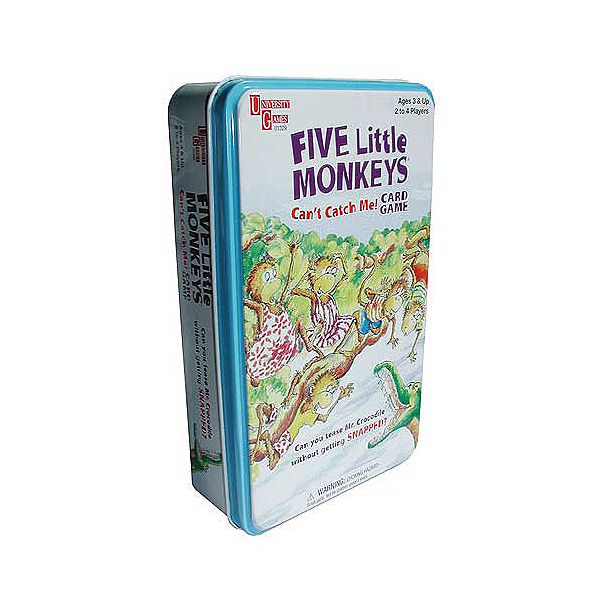 University Games Five Little Monkeys - Can't Catch Me Card Game