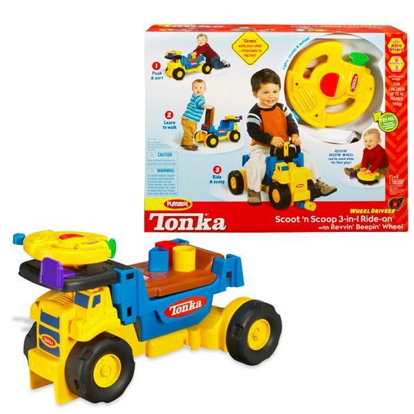 Playskool Playskool Tonka Scoot 'N Scoop 3-in-1 Ride-On