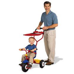 Radio Flyer Deluxe Canopy Steering Trike