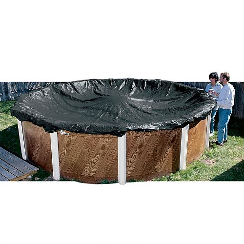Above-Ground Pool Micro Mesh Cover (18 ft. round above-ground) by 