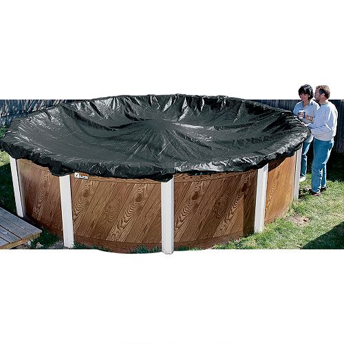 Above-Ground Pool Micro Mesh Cover (28 ft. round above-ground) by 