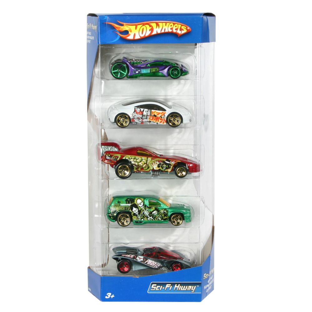 Mattel Hot Wheels - Sci-Fi Hiway 5-Car Gift Pack