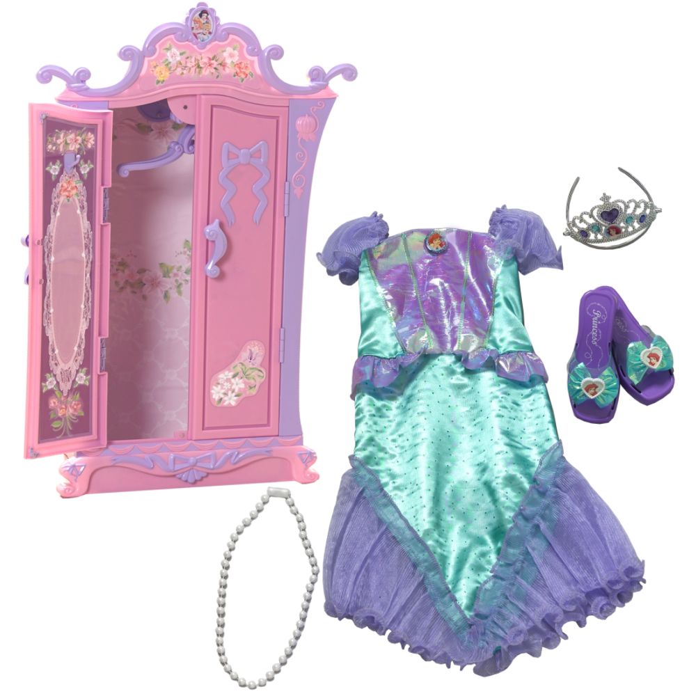 Disney Princess - Ariels Armoire with Dress-Up Set