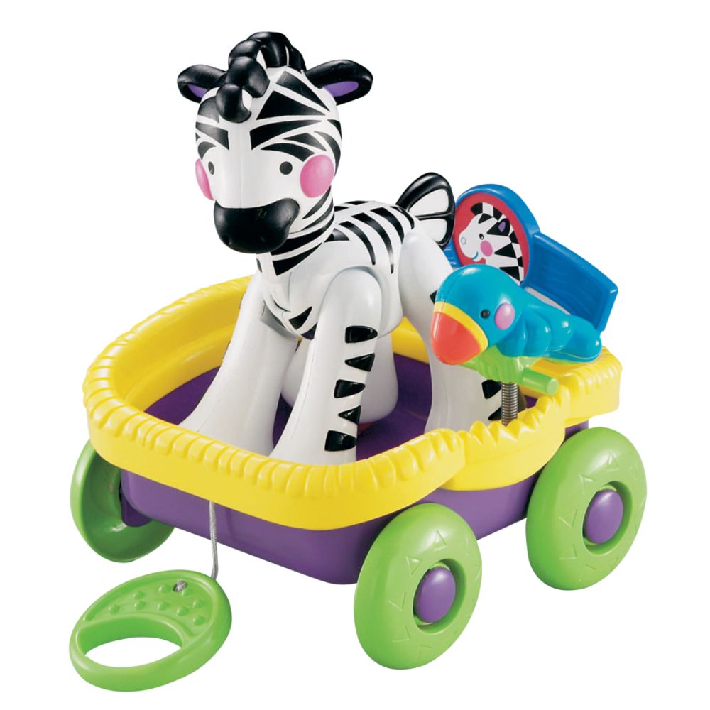 Fisher-Price Amazing Animals - Zebra and Train Car