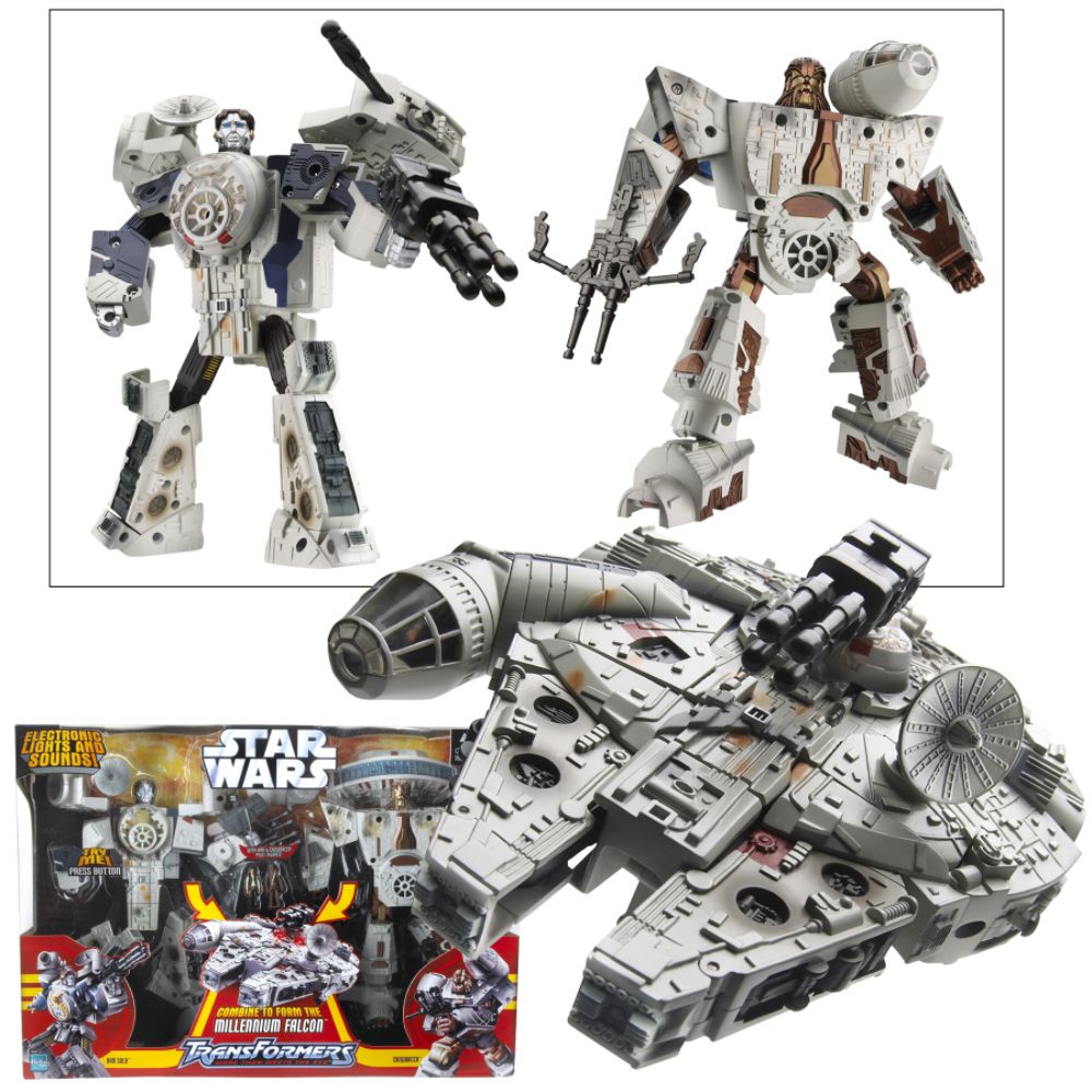 Hasbro SW Deluxe Transformer Millenium Falcon