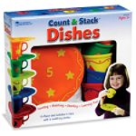 Learning Resources Pretend and Play Count and Stack Dishes
