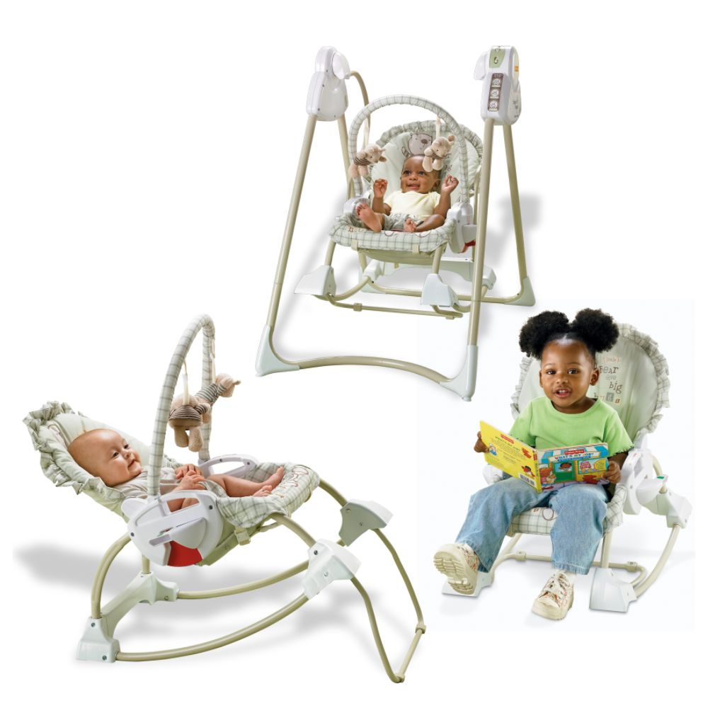 fisher price 3 in 1 swing and rocker