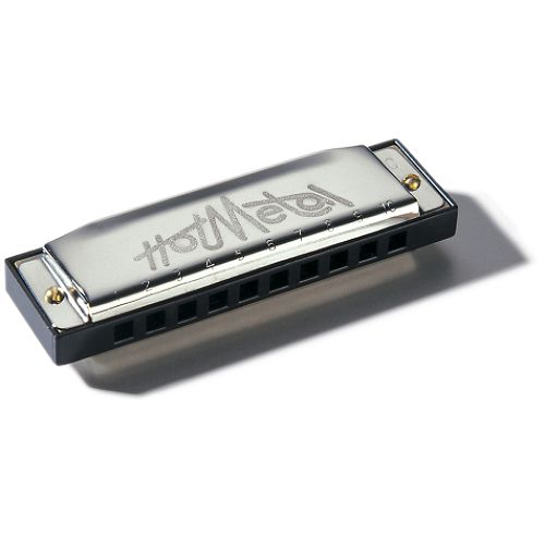Hohner_Brand Hot Metal Harmonica Key of F