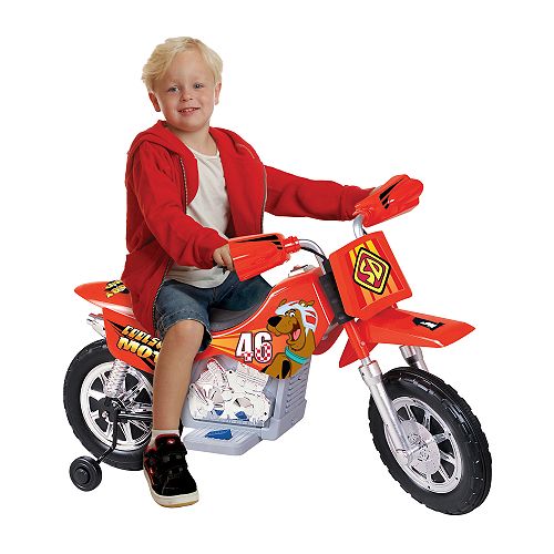 New Star Scooby Doo super Moto X 6 Volt ride on-Red