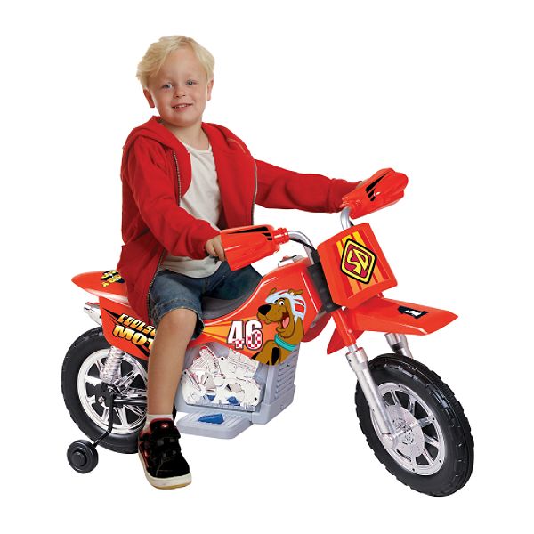 New Star Scooby Doo super Moto X 6 Volt ride on-Red