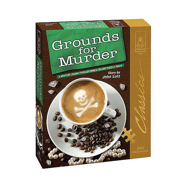 Grounds For Murder Classic Mystery Jigsaw Puzzle