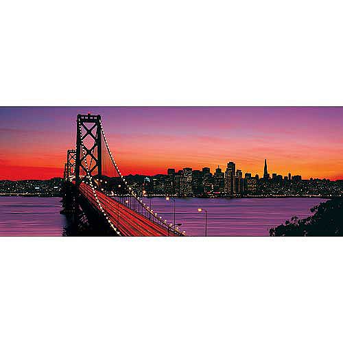 Oakland Bay Bridge at Dusk - 1000 piece Panorama Puzzle