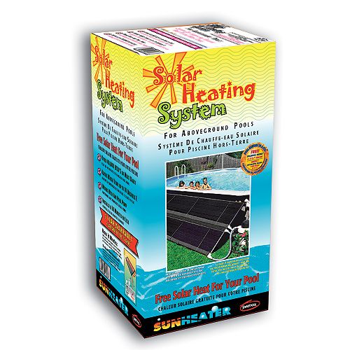 SmartPool Solar Heating System 2'x20' (40 sq. ft.) Solar Heater for AG Pools