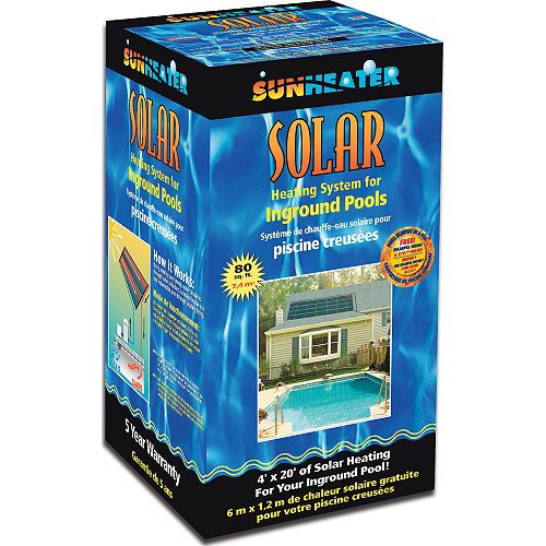 SmartPool SunHeater 4'x20' X 4 (320 sq. ft.) Solar Heater for IG Pools with SK21 System