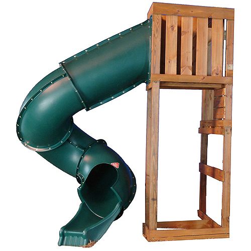 Swing-N-Slide Turbo Tube Slide - Green