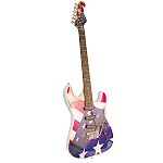 Main Street Guitars Electric Guitar with American Flag design