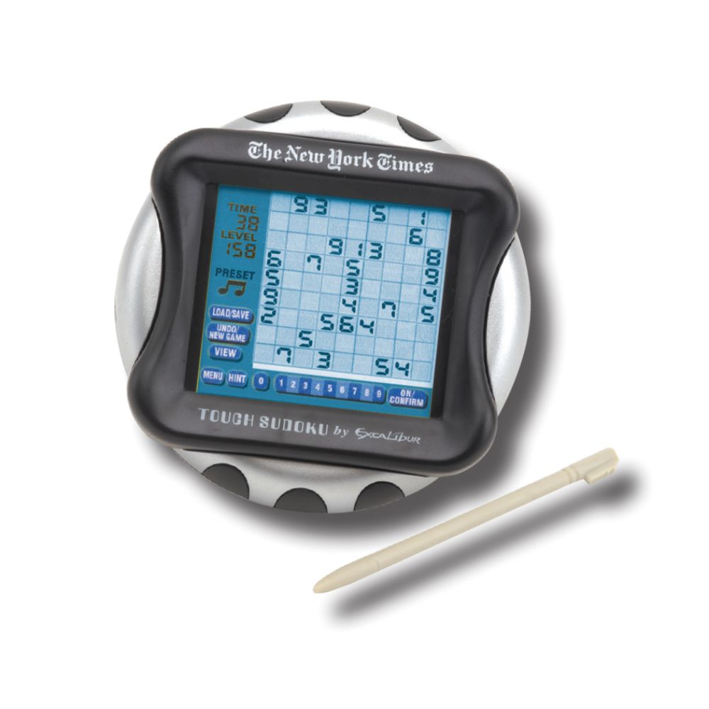 Excalibur Electronics The New York Times Executive Touch Screen Sudoku
