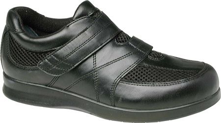 Drew Women's Trenda - Black Leather/Mesh
