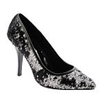 Two Lips Too Too Magical -Black/Silver Sequins