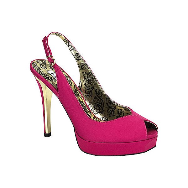 Bordello Women's Peony 03 - Fuchsia Satin