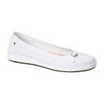 Grasshoppers Demi Eyelet - White by 