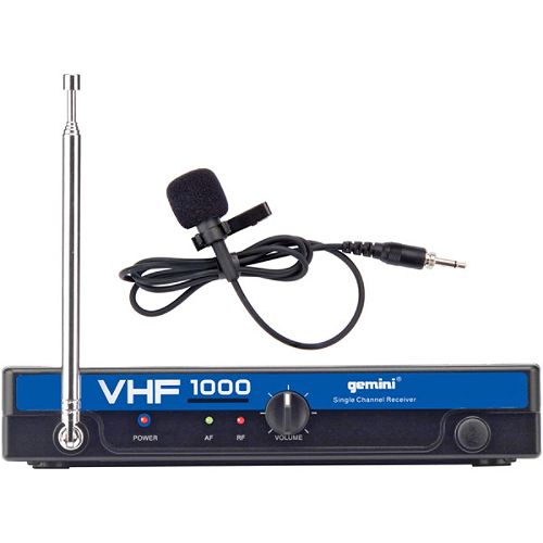 Gemini DJ Single-Channel VHF Wireless Hand-Held Microphone System
