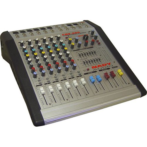 Nady 6-Channel 4-Bus Powered Console Mixer 