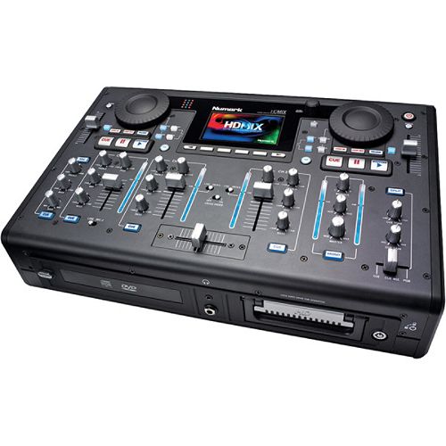 Numark Professional DJ Mixer with CD Player and Built-In 80GB Hard Drive 