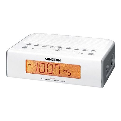 Sangean Digital AM FM Clock Radio With Dual Alarms